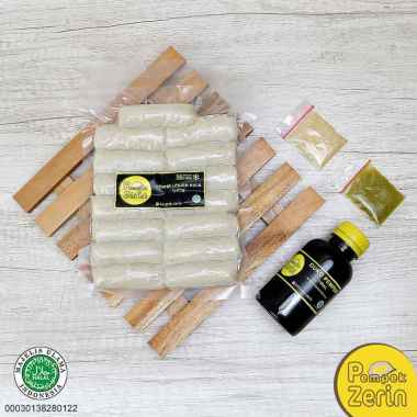 Pempek Palembang Lenjer Kecil 15 Pcs + Cuko 150mL - Vakum Frozen - PEMPEK ZERIN