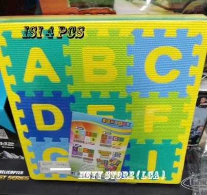 MAINAN PUZZLE MAT ANGKA DAN HURUF PUZZLE ALAS LANTAI PUZZLE BUSA