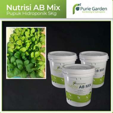 Pupuk Nutrisi Hidroponik Ab Mix 5000Gr 5Kg Purie Garden Ab Mix Bunga