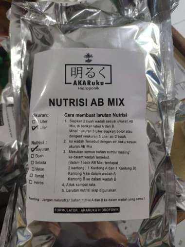 Nutrisi Ab Mix 25L Sayur