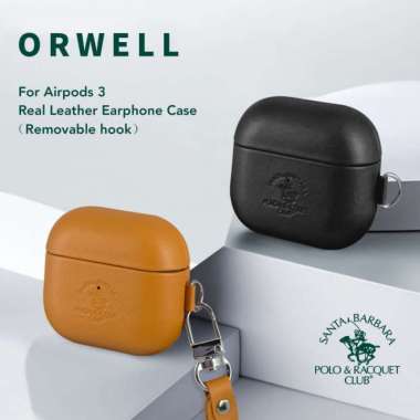Santa Barbara Polo Orwell Case for Airpods 3 Original Casing Airpods 3 BLACK