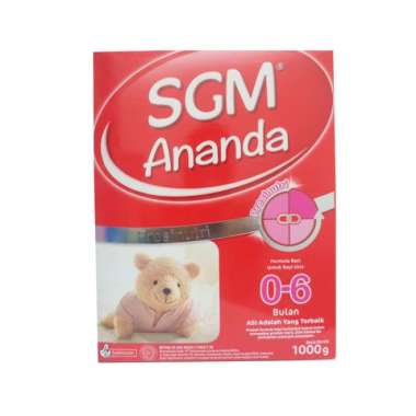 Promo Harga SGM Ananda 1 Formula Bayi 0-6 Bulan 1000 gr - Blibli