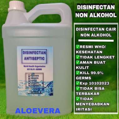DISINFEKTAN 5 LITER / DISENFEKTAN / DISENFECTAN / CAIRAN DISINFEKTAN aloe vera
