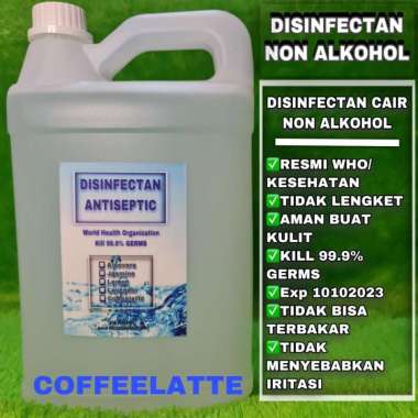 DISINFEKTAN 5 LITER / DISENFEKTAN / DISENFECTAN / CAIRAN DISINFEKTAN coffelatte