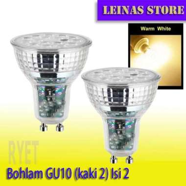 Bohlam LED GU10 / Lampu LED GU 10 isi 2 BOHLAM KAKI 2