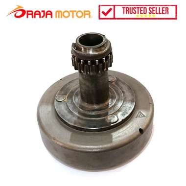 RajaMotor Kampas Kopling Ganda Set Rumah Kopling Ganda Honda Supra Fit / Revo / Legenda Hitam