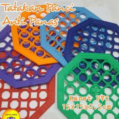 TATAKAN ALAS PANCI KARET RUBBER ANTI PANAS / TATAKAN PANCI PIRING