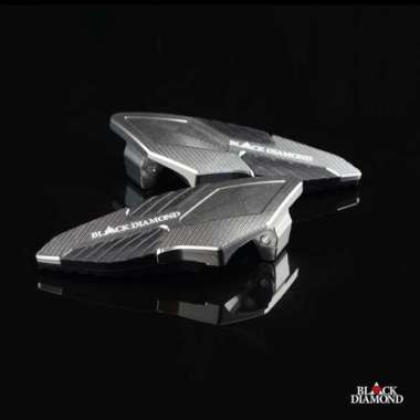 Footstep Pijakan Kaki Belakang Black Diamond Honda PCX-150 Silver