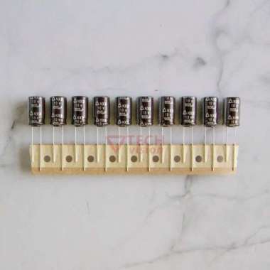 Kapasitor Elco 1000uf - 10v 1000uf10v 1000uf/10v Capacitor