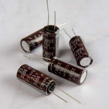 Kapasitor Elco 3300uf - 25v 3300uf25v 3300uf/25v Capacitor