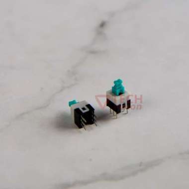 Saklar Tekan Push Button 7x7 6Pin DPDT Non-Locking Switch On