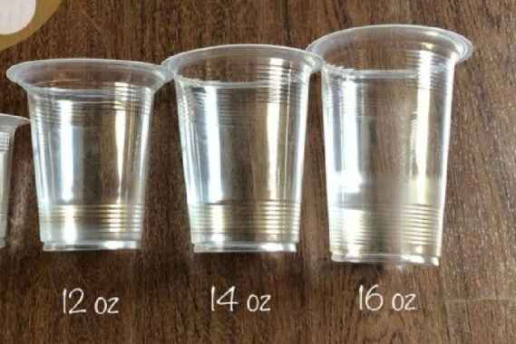 Gelas Cup Pop Ice - Cup Jus Buah - Cup Gelas Jualan Es Uk 12 14 16 12