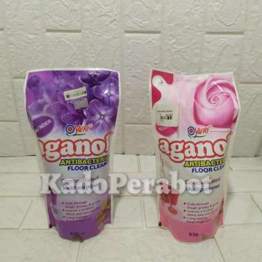 aganol antibacterial yuri 630 ml - cairan pel lantai- pembersih lantai