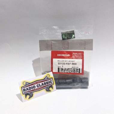 ROLLER SET WEIGHT ROLLER CVT HONDA PCX 150 ADV 150 ORI AHM 22123K97B00
