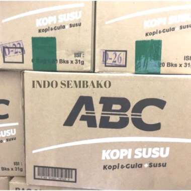 Kopi ABC Susu Dus / Kopi Susu ABC Karton / Kopi ABC Sachet Renceng / Kopi ABC 6bag x 20bks x 31g