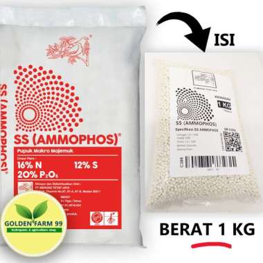 Pupuk Makro Majemuk SS Ammophos Kemasan 1 Kg