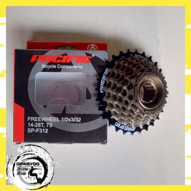 Sprocker/Gir/Freewheel Sepeda 7 Speed Pacific