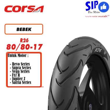 Ban motor bebek Corsa R26 80 80 17 Platinum tubeless