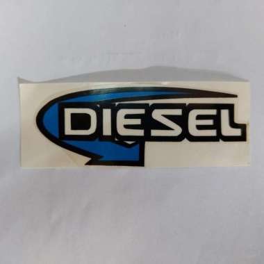 Stiker Logo DIESEL Tangki ISUZU Panther Kotak Dan Pick Up Biru