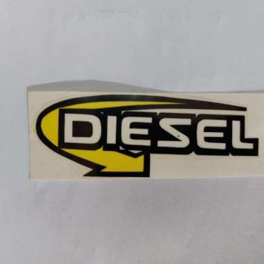 Stiker Logo DIESEL Tangki ISUZU Panther Kotak Dan Pick Up Kuning