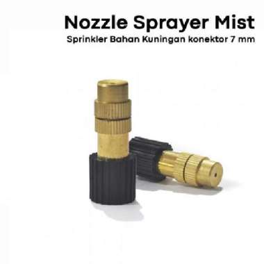 Nozzle Kuningan Sprayer Mist - Fogger Misting - Sprayer Kabut