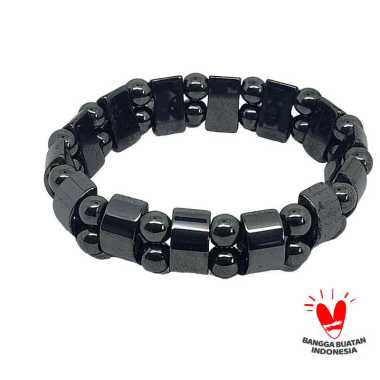 Gelang Magnet Import - VeE Gelang Batu Pria Wanita Terapi Kesehatan Kombinasi