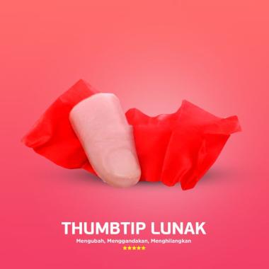 Uzop Magic Shop Thumbtip lunak + Kain Alat Sulap