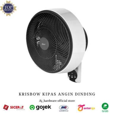 Krisbow Kipas Angin Dinding Dengan Remote 65 Watt