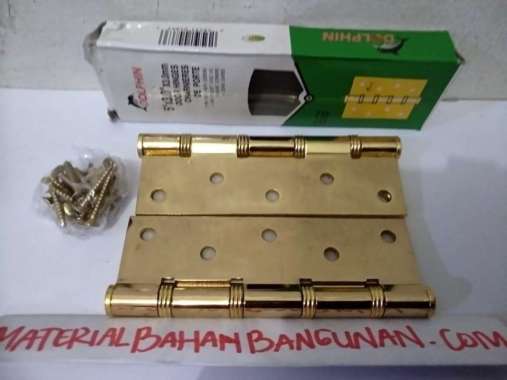 Engsel Tebal 5 Inch Penyambung Kusen Jendela Kuning Dolphin Wessel