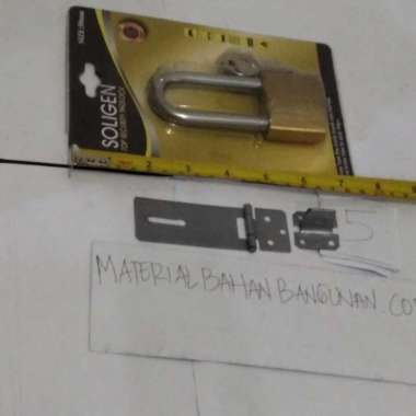 PAKET GEMBOK SOLIGEN 50L GEMBOK BESAR GEMBOK PAGER OVERVAL 3 INCH GALV