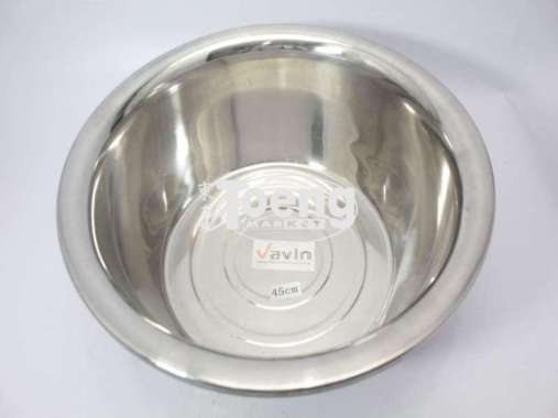 BASKOM BIBIR TINGGI S/S 45cm #3845 VVC / BASKOM STAINLESS VAVINCI