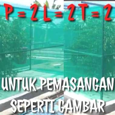 Kandang Jaring Lalat BSF Maggot 2x1,5x2 - Untuk Kandang Lalat Bsf