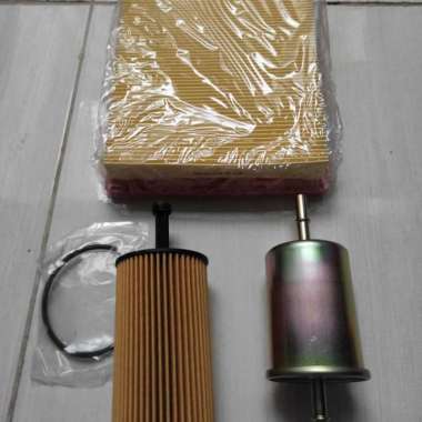 FULLSET FILTER UDARA + FILTER OLI + FILTER BENSIN MOBIL PEUGEOT 206