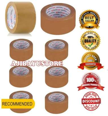 ISOLASI LAKBAN COKLAT TEBAL NACHI TAPE Lakban Coklat Nachi OPP Tape