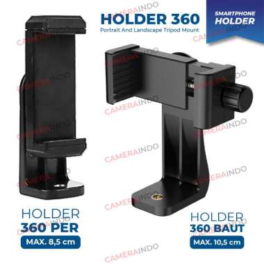 Holder HP tripod mount 360 portrait dan landscape 360 Baut