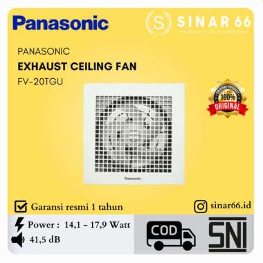 PANASONIC EXHAUST CEILING FAN PLAFON PLAFOND 8" FV-20TGU