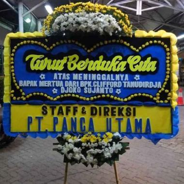Bunga Papan Dukacita Rumah Duka Cahaya Abadi Jl.Prof. Dr. Latumeten