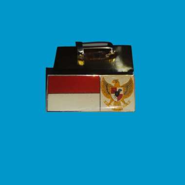 Pin LK Paskibra Kuningan Bendera Garuda Putih Resin