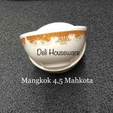 Mangkok Keramik 4,5 Inch / Mangkuk Sop / Mangkuk Nasi MAHKOTA