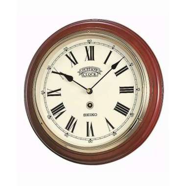Jam Dinding Seiko Kayu Melodies QXA143 QXA143B. Original Seiko