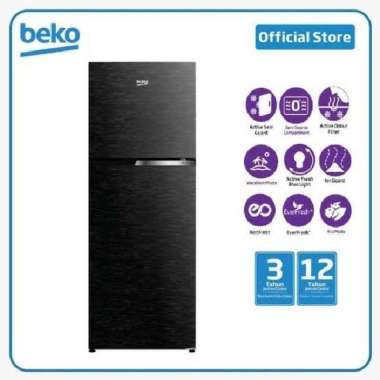 Kulkas 2 pintu Beko inverter 270L | RDNT271 Black