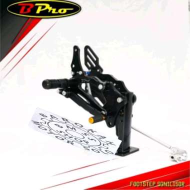 Footstep Underbone Bpro Sonic 150 Hitam