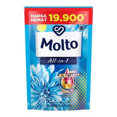 Molto All in One Pelembut & Pewangi Pakaian Morning Fresh 680 ml