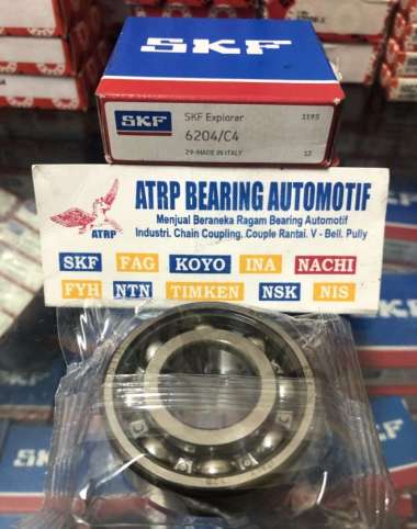 BALL BEARING 6204 C4 SKF 100 % ORIGINAL