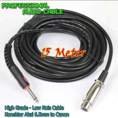 Kabel Mic 15 Meter/Kabel Microphone/Kabel Audio 15 Meter