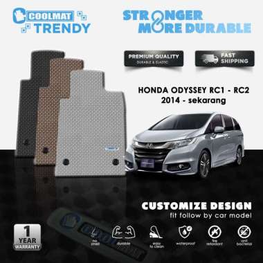 KARPET MOBIL PREMIUM COOLMAT TRENDY HONDA NEW ODYSSEY 2014-UP KABIN
