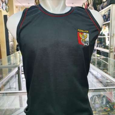 kaos singlet PERBAKIN Hitam | singlet Logo | singlet tentara | Singlet Perbakin