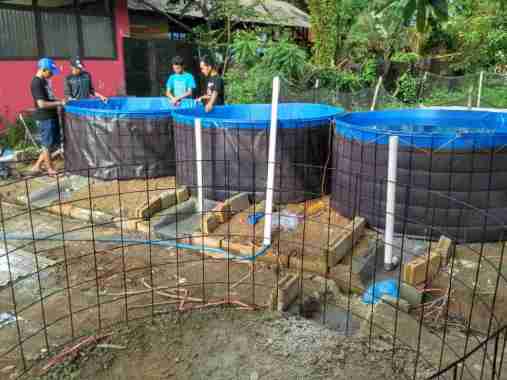Kolam Terpal Bulat Diameter 1 x Tinggi 1m Kolam Bundar