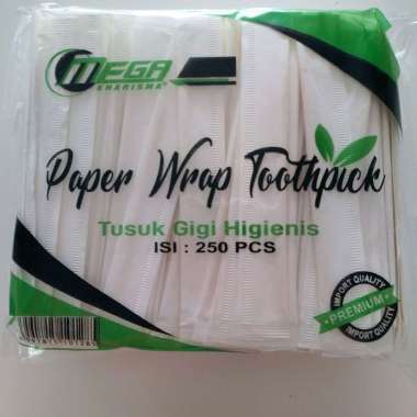 Paper Wrap Toothpick Tusuk Gigi Higienis 250pcs