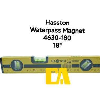 WATERPASS ALUMUNIUM 18" MAGNET HASSTON PROHEX 4630-180